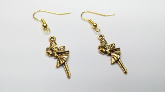 Preview: Fee Ohrringe goldfarben Elfe